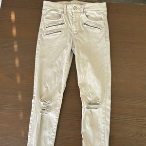 American Eagle super super stretch, high-rise jegging, size 6 regular